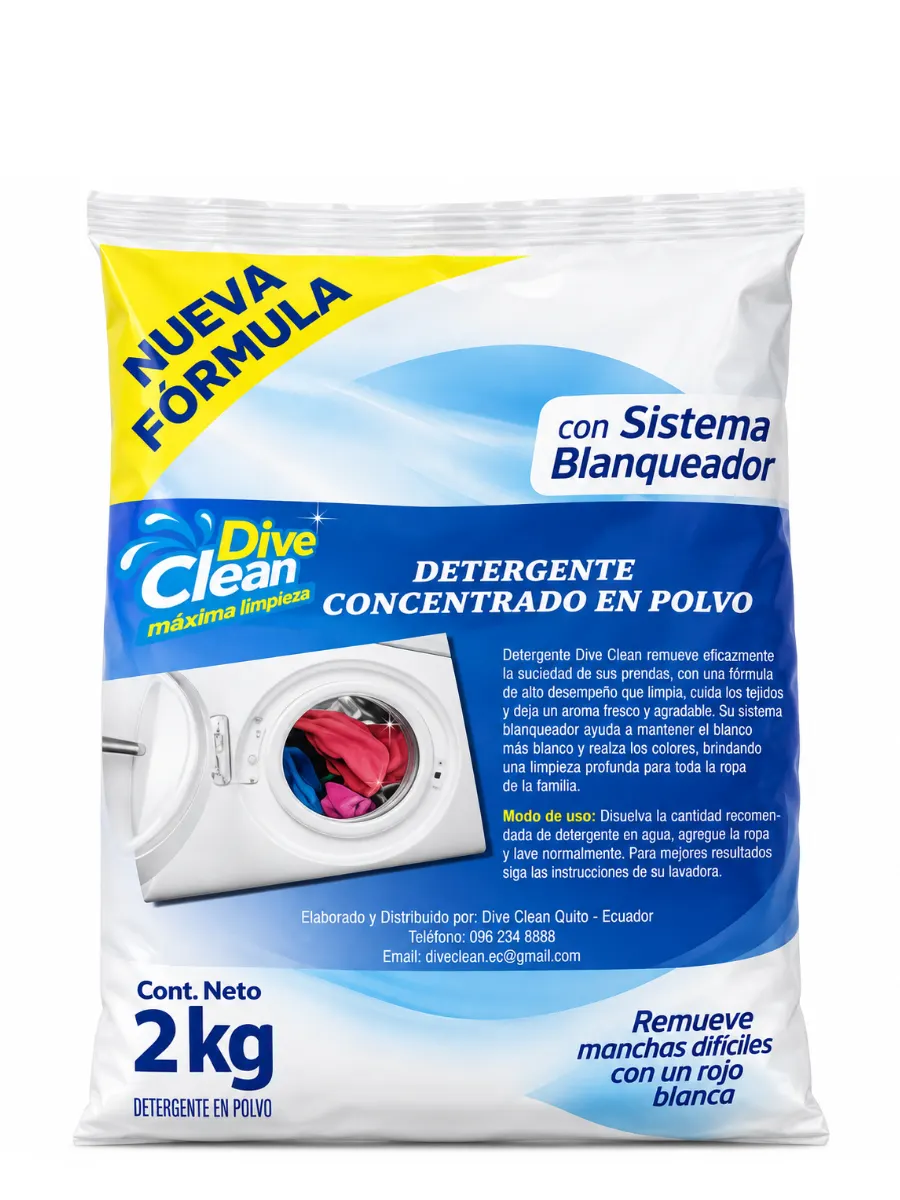 DiveClean Detergente en Polvo por Kilos